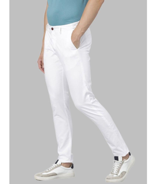 HALOGEN White Slim Chinos ( Pack of 1 ) - None