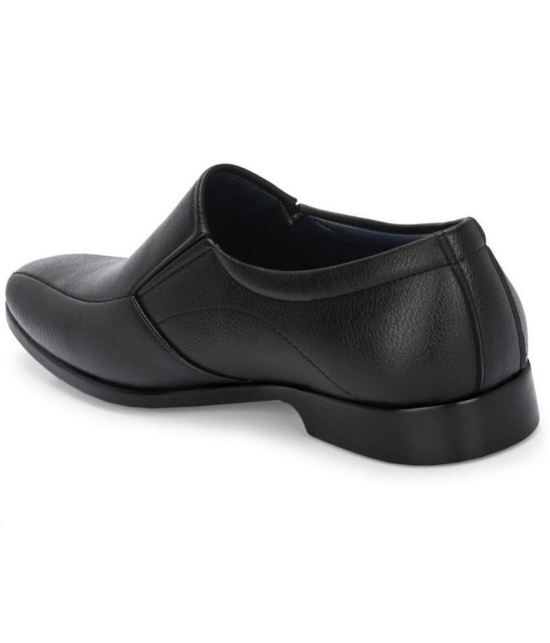 Leeport - Black Mens Slip On Formal Shoes - None