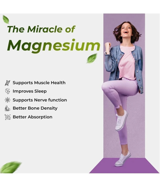 Health Veda Organics Magnesium Glycinate 60 no.s Minerals Capsule