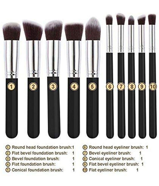 FITME Synthetic Foundation Brush,Concealer Brush 10 Pcs 100 g