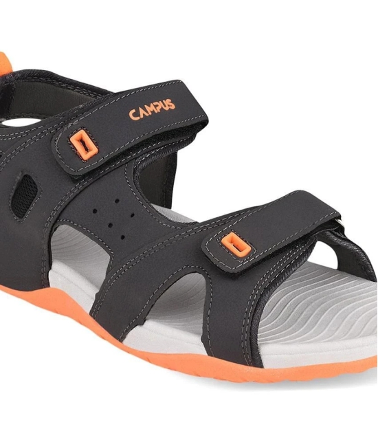 Campus - Dark Grey Mens Floater Sandals - None