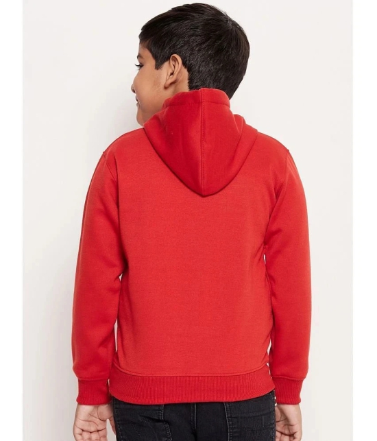 UBX Red Fleece Boys Sweatshirt ( Pack of 1 ) - None