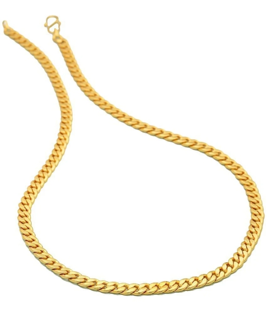 Fashion Frill Gold Plated Chain For Men & Boys - None