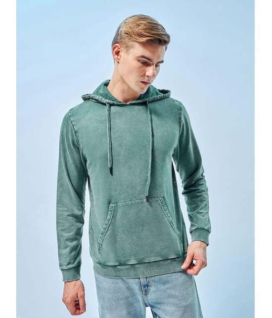 Bewakoof - Green Terry Blend Regular Fit Mens Sweatshirt ( Pack of 1 ) - None