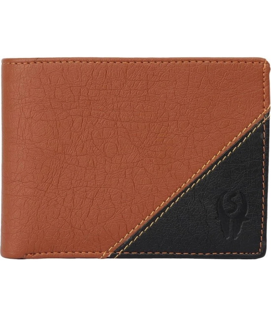 samtroh - PU Tan Mens Regular Wallet ( Pack of 1 ) - Tan