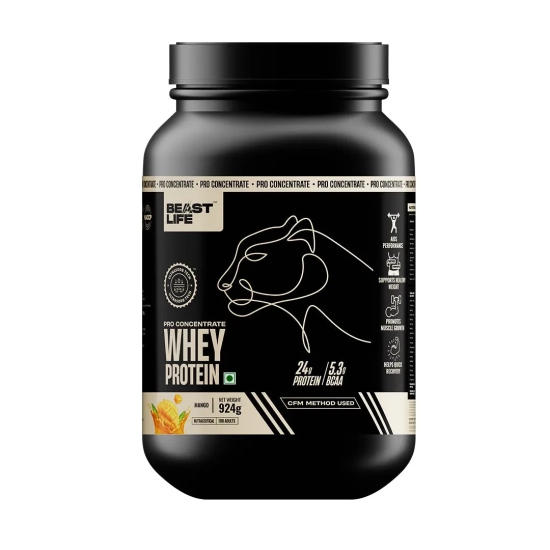 Pro Concentrate Whey Protein with Ultrasorb Tech | 924gm | Mango