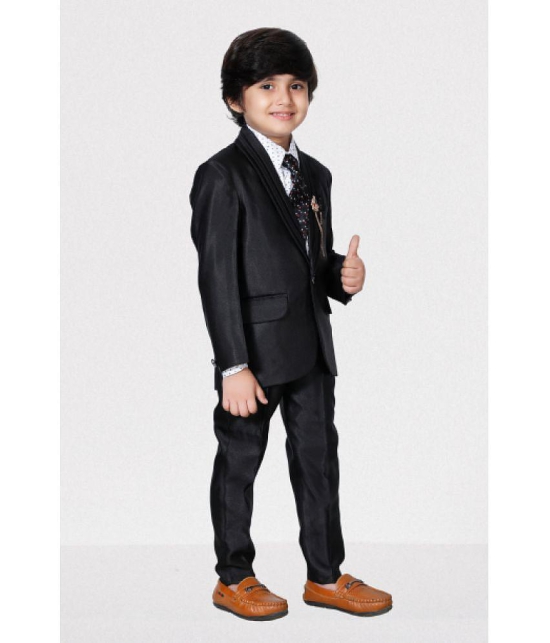 DKGF Fashion - Black Polyester Boys Suit ( Pack of 1 ) - None