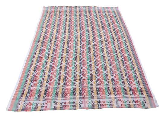 Solance Mandhania Indica Cotton Solapur Chaddar Blanket Single Bed Full Size Pack of 2