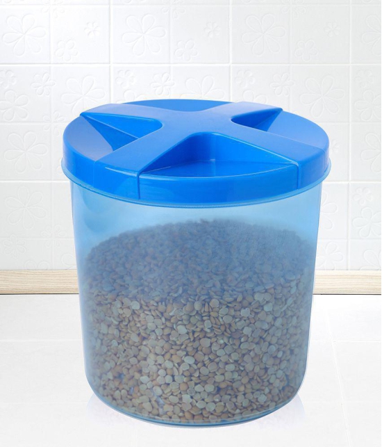 HOMETALES Multi-Purpose Container 4600ml,3200ml,2200ml, Blue Lid (3U) - Blue