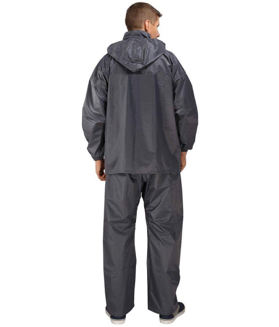 Goodluck Raincoat Set - Grey - None