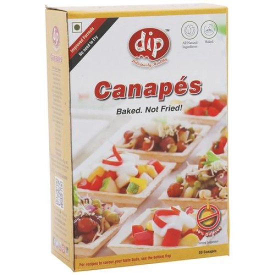 Dip Baked Not Fried Canapes, 50 Piece