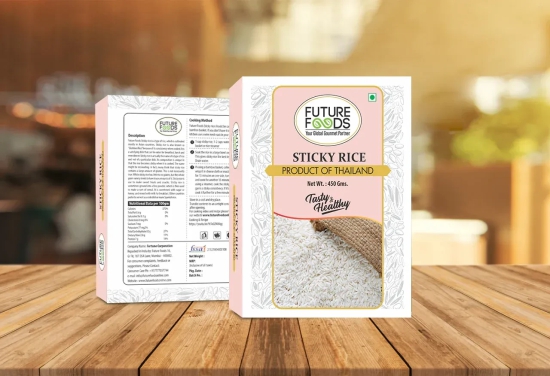 Future Foods Premium Japanese Sushi Rice | Short Grain | Healthy & Rich in Iodine | Sugar Free & Gluten Free | Cholesterol & Fat Free | Supports Digestion | Helps Boost Immune System | 450g(Pack 