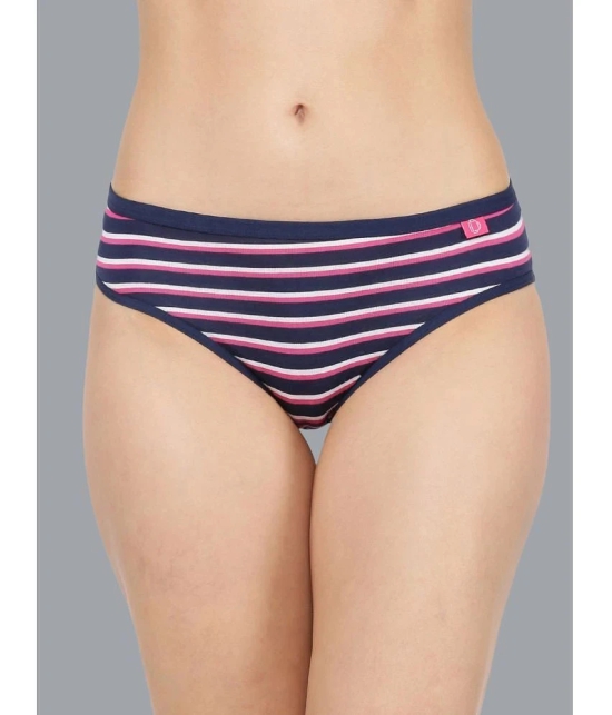 Dollar Missy Pack of 2 Cotton Striped Womens Hipster ( Multi Color ) - None