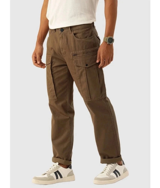 Bene Kleed Loose Flat Mens Cargos - Brown ( Pack of 1 ) - None