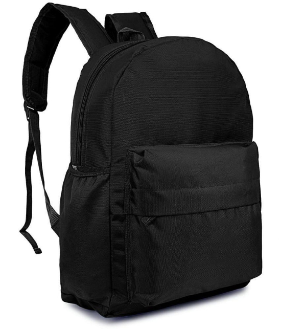 Apnav - Black Polyester Backpack ( 20 Ltrs )