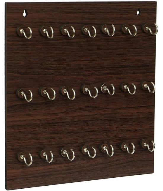 JaipurCrafts Brown Wood Key Holder - Pack of 1