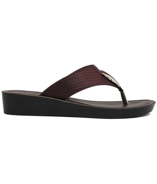 ASIAN Brown Womens Daily Slipper - None