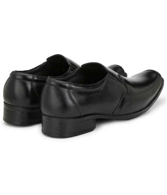 KATENIA Slip On Genuine Leather Black Formal Shoes - None