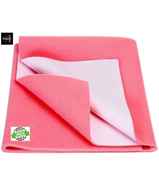 Fratelli Pink Laminated Waterproof Sheet ( 140 cm × 100 cm - 1 pcs ) - Large - upto 240 cm length