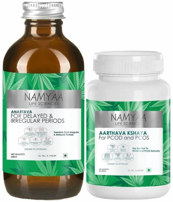 Namyaa Namyaa Ayurvedic for PCOD, PCOS Tablet 560 ml Pack Of 2