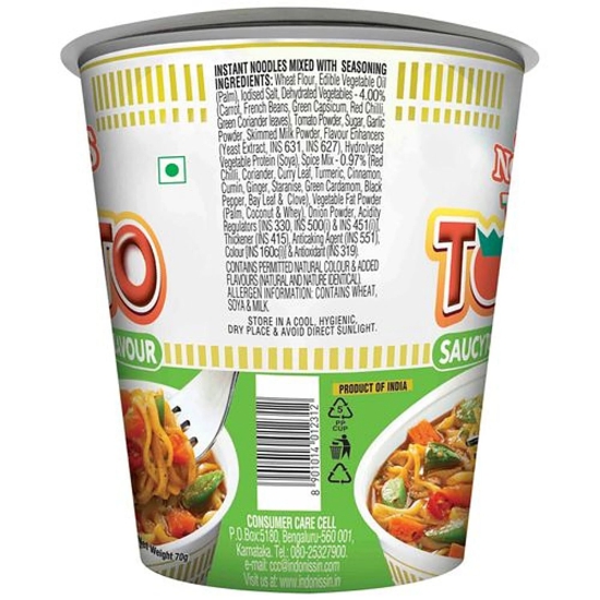 Nissin Tangy Tomato Instant Cup Noodles, 70 G