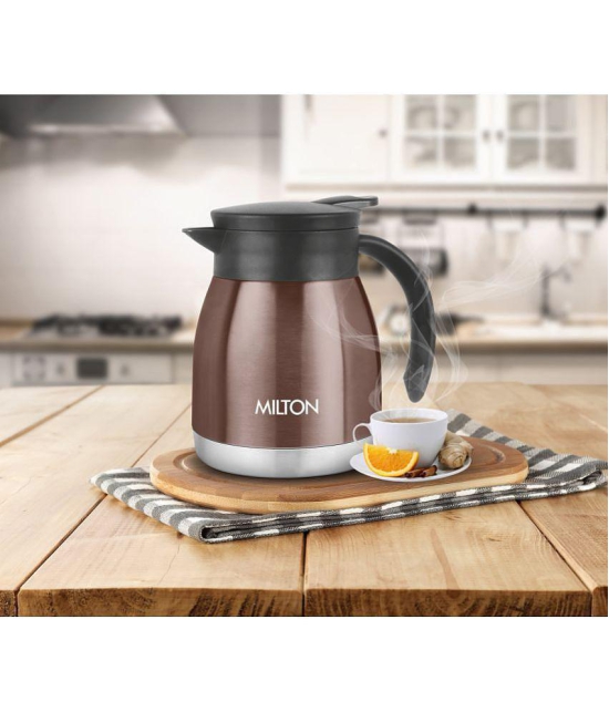 Milton Bistro 600 Thermosteel Carafe, 490 ml, Brown - Brown