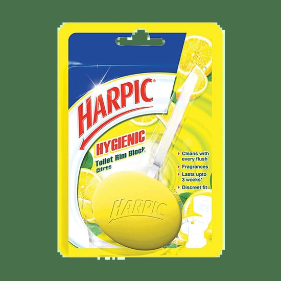 Harpic Hygienic Toilet Rim Block - Citrus, 26 Gm