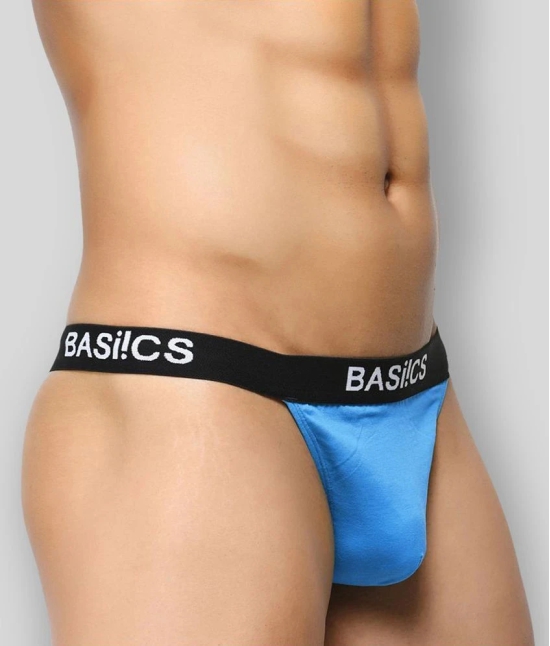 BASIICS By La Intimo - Multicolor Cotton Mens Thongs ( Pack of 3 ) - XL