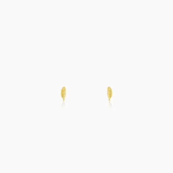 Golden Alluring Stud Earrings