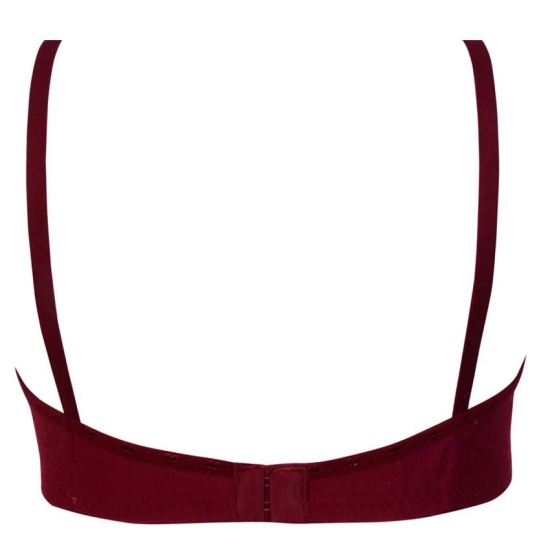 Kiran Enterprises Cotton Minimizer Bra - Maroon - None