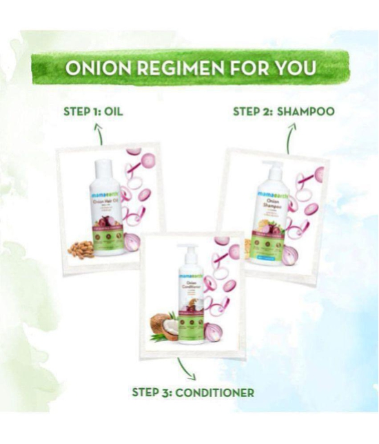 Mamaearth Onion Shampoo for Hair Growth & Hair Fall Control with Onion & Plant Keratin - 1 Litre