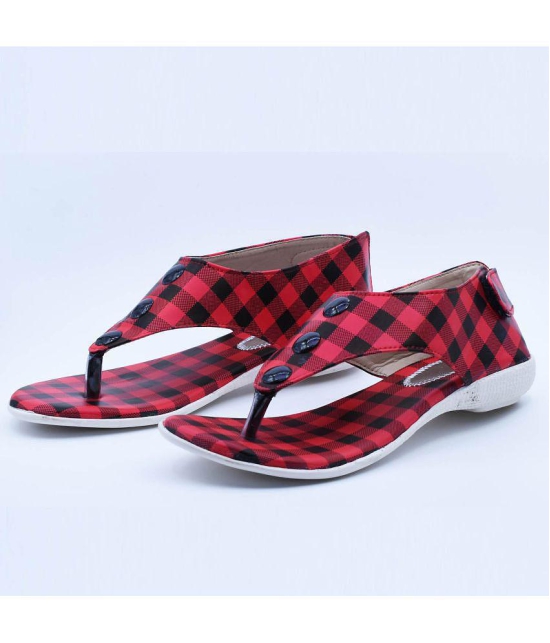 Dream Makers - Red Women''s Sandal Heels - None