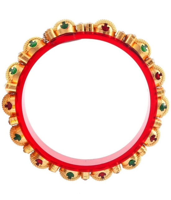 Jewar Mandi - Gold Bangle ( Pack of 1 ) - None