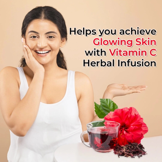 Hibiscus Herbal Infusion - 50g (Pack of 2)