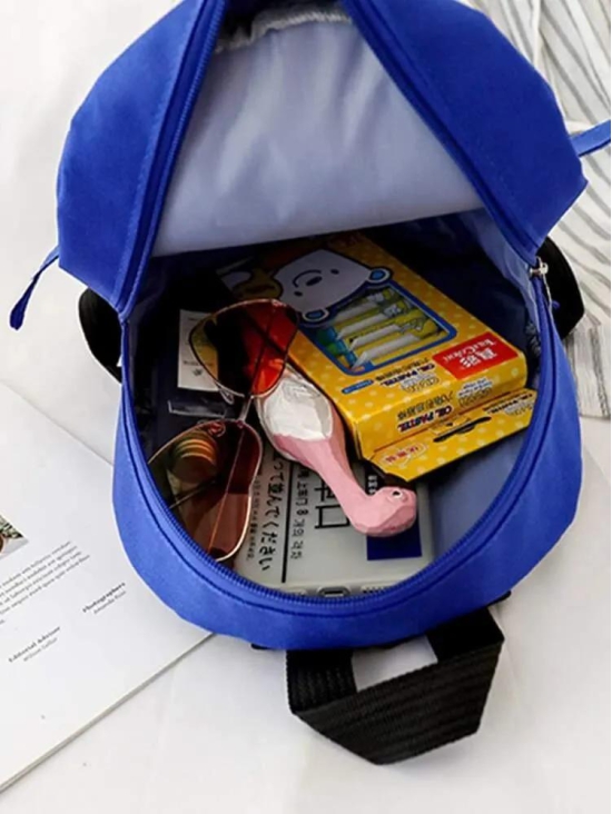 Premium Quality 3D whale Backpack for kindergarten kids-Navy Blue