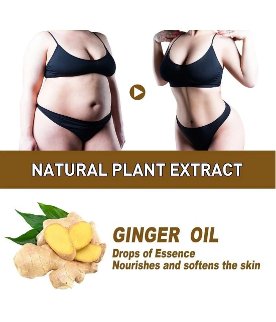 KURAIY Tummy Ginger Oil, For Belly Drainage Ginger Oil For Belly / Fat Reduction For Weight