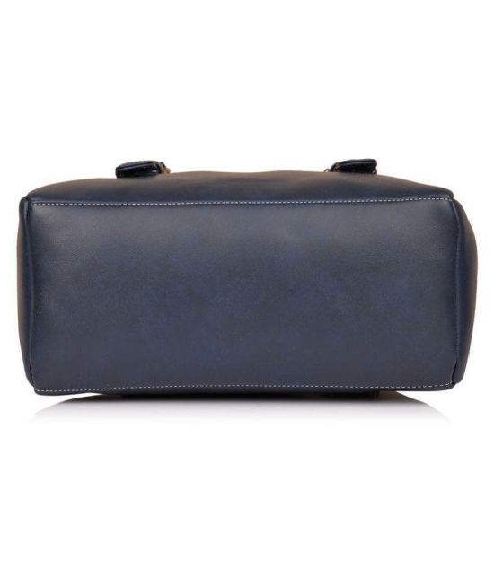 Fostelo - Blue  PU Shoulder Bag - Blue