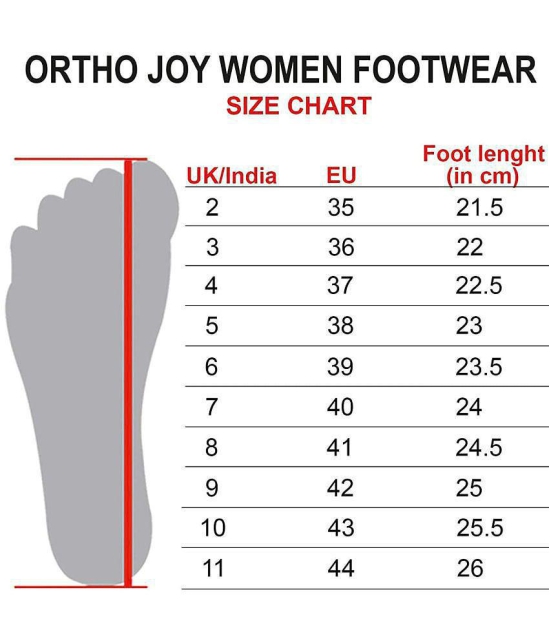 ORTHO JOY - Gray Women's Flats - None