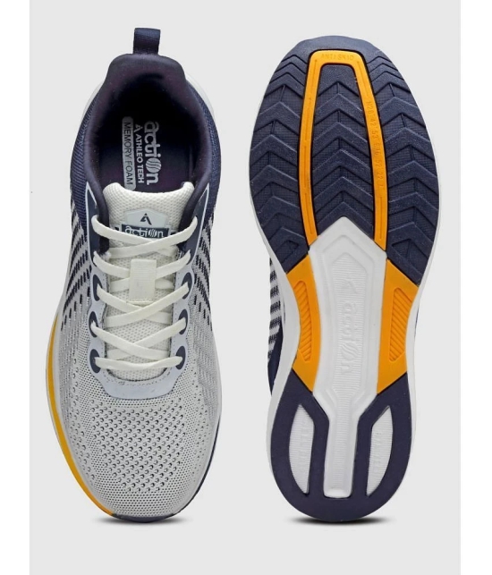 Action Sports Shoes For Men White Mens Sports Running Shoes - None