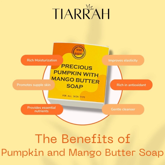 Precious Pumpkin with Mango Butter Soap-Pack of 1