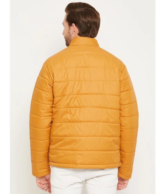 UNIBERRY Polyester Mens Puffer Jacket - Mustard ( Pack of 1 ) - None