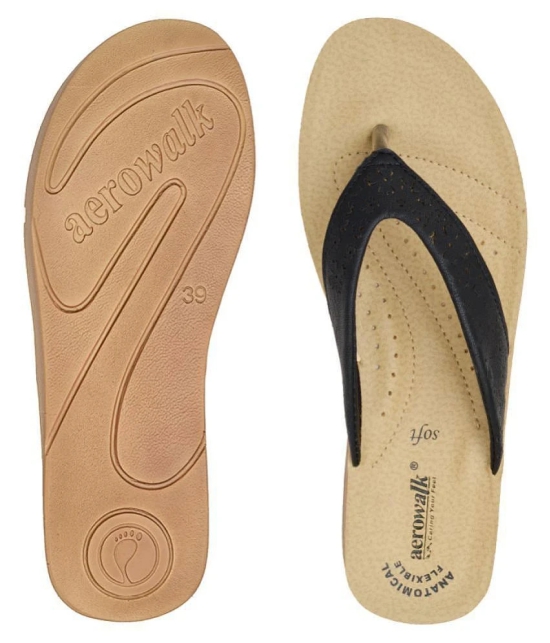 Aerowalk -  Black Womens Flats - None