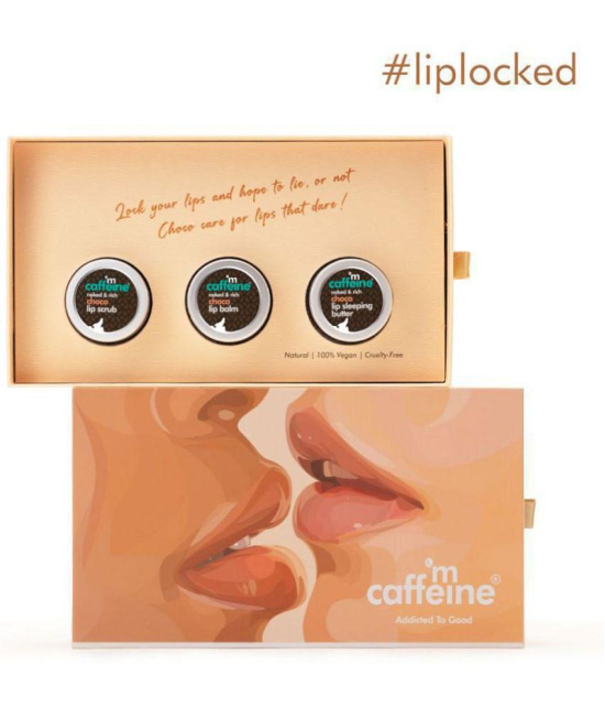 mCaffeine Choco Kissed Lip Gift Kit - Rich Choco Indulgence