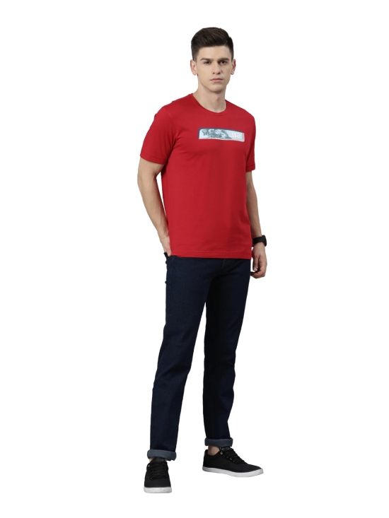 TVS Racing Round Neck T Shirts-Premium 100% Cotton Jersey, Versatile T Shirt for Men, Ideal for Gym, Casual Wear & More-Mercerised Yarn for Extra Durability-Easy to Wear & Wash