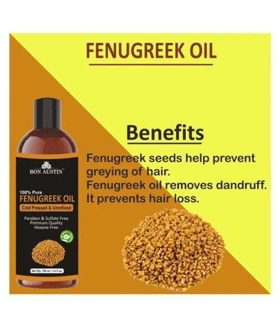 Bon Austin - Hair Growth FenugreekOil 100 ml ( Pack of 2 )