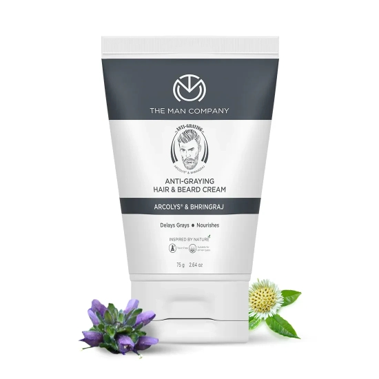 Anti-Graying Hair & Beard Cream Cream and Free Face Wash