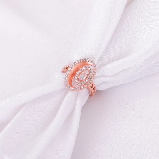 Rose Gold Sphere Arena Ring