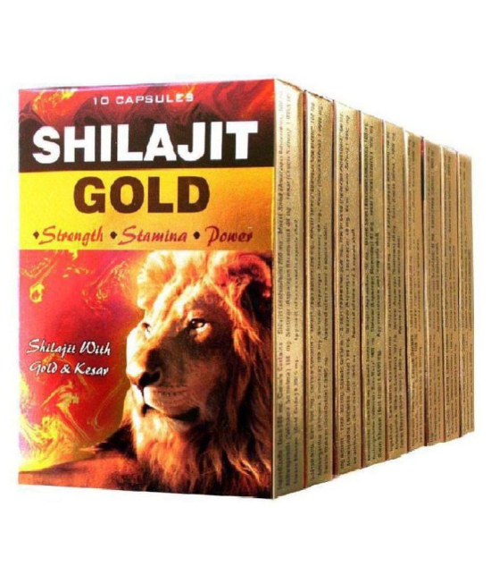 Cackle's Shilajit Gold Capsule (50 Capsules) Capsule 10 no.s Pack Of 5