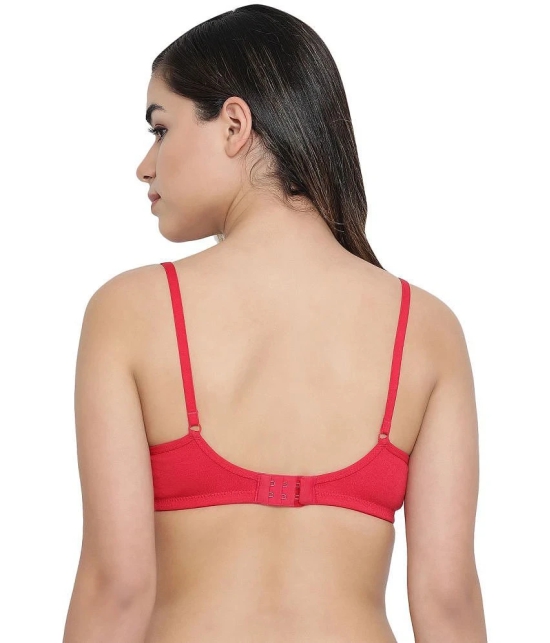 Clovia Cotton T-Shirt Bra - Pink Single - 40C