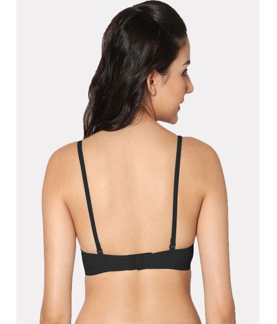 IN CARE LINGERIE - Black Cotton Blend Heavily Padded Women's Everyday Bra ( Pack of 1 ) - None